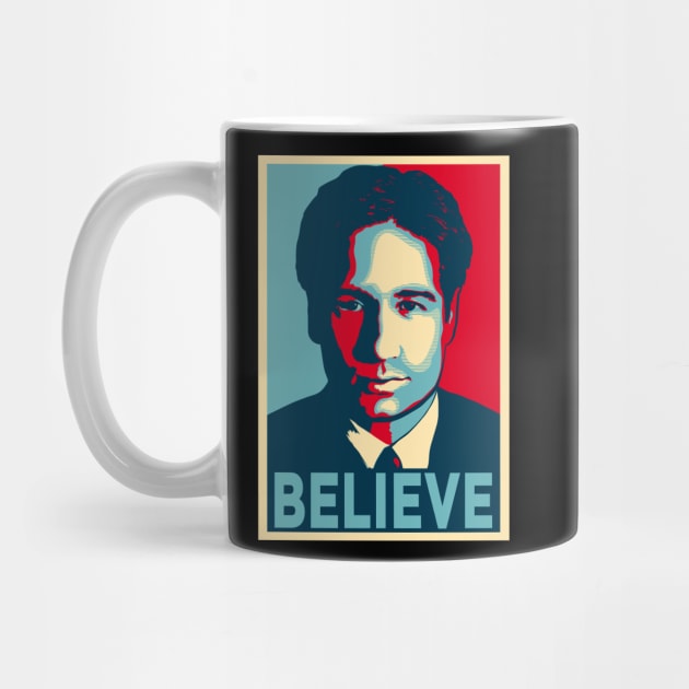 FOX MULDER BELIEVE by Theo_P